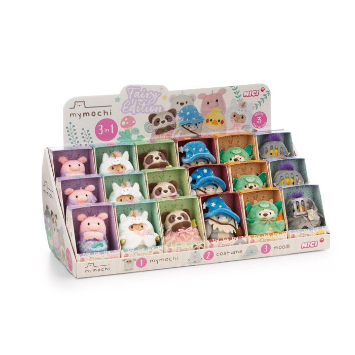 Peluche - NICI - mymochi Fairy Edition - 8 cm - Matière douce - Livrée aléatoirement