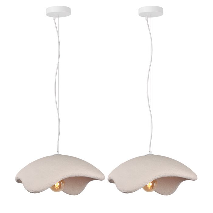 Suspension luminaire - SMOTOP - Lot de 2 - Ø50 cm - E27