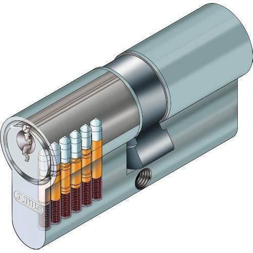 Arceau Parking ABUS EC550 Double Cylindre Profilé Longueur 30/40mm