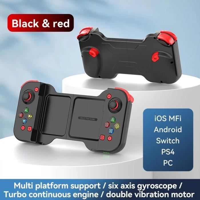 Manette de jeu sans fil Bluetooth pour manette PS4 pour PC (avec logo