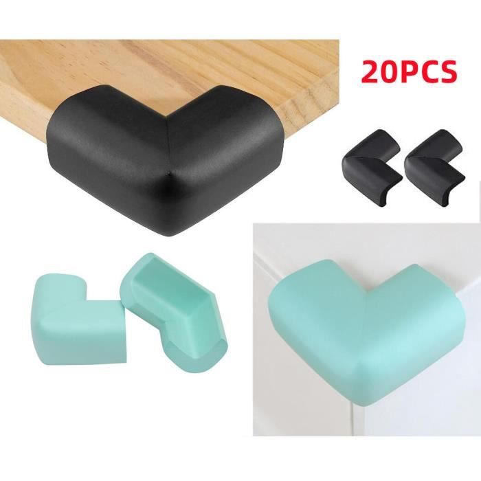 10x Protection Angle Protège Coin meuble silicone transparent Pare