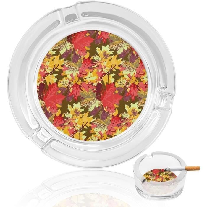 Lot De 2 Cendriers En Verre - Empilables, Lavables Au Lave-vaisselle - 10,5 Cm - Pour Intérieur Et Extérieur