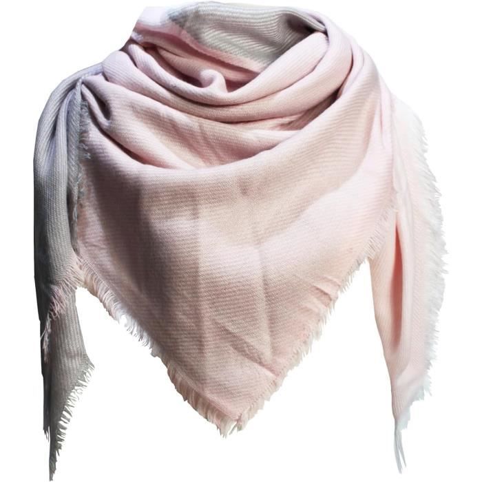 Foulard Femme Uni 60x60cm - 100% Coton - TigerTie - Style Élégant
