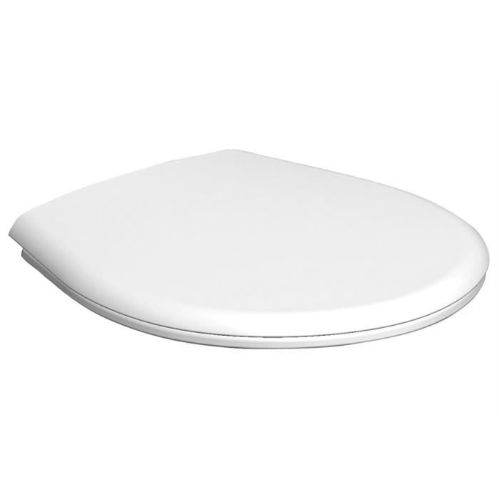 Abattant WC - KOLO by Geberit IDOL - Blanc - Thermoplastique - 37 x 43 cm