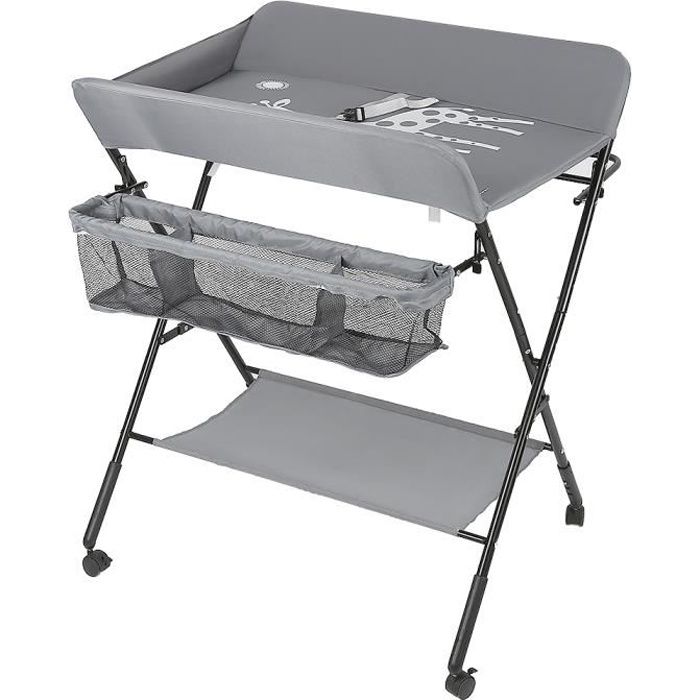 Gris Table A Langer Pour Bebe Table A Langer Pliable Transportable Chambre Bebe Gris Cdiscount Pret A Porter