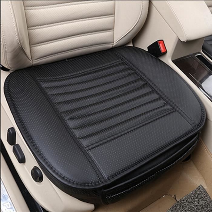 Coussin de siège, Protection des sièges d'auto, Confort et respiration Four Seasons General Pu Cuir Bambou Charcoal Intérieur de voi