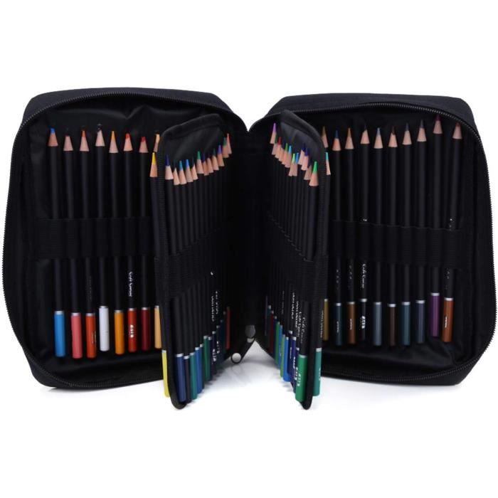 Ensemble De Crayons De Dessin, Ensemble De Crayons De Couleur D'Art Lisse Portable Non Toxique