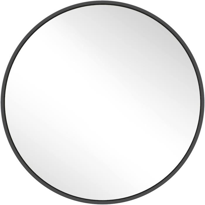 Miroir Mural Design Decoration, Grand Miroirs Ronds Salle de Bain, 60cm