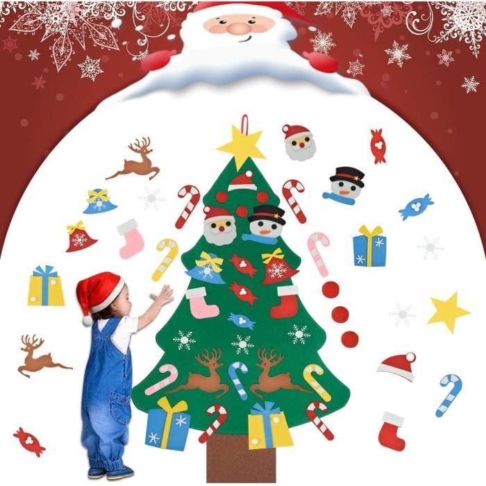 Sapin En Feutrine TRA-Sapin De Noël En Feutre Avec élan, Bonbon, Père Noël, Bonhomme De Neige Decorations De Noel A Faire Soi Meme Decorations De Noel Amovibles A Suspendre Pour Tout Petits Sapin En Feutrine TRA-Sapin De Noël En Feutre Avec élan, Bonbon, Père Noël, Bonhomme De Neige Decorations De Noel A Faire Soi Meme Decorations De Noel Amovibles A Suspendre Pour Tout Petits
