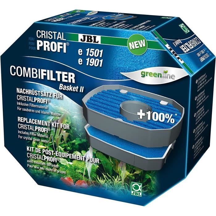 JBL Combi Filter Basket II CristalProfi e15/1901 2 Panier de Filtration de Rechange Kit pour JBL CristalProfi Filtre Externe