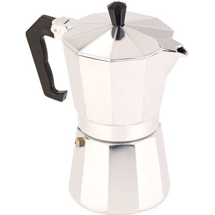 Cafetière Italienne 300ml 6 Tasses Induction - Moka Pot Inox Avec Cuillère Et Pinceau