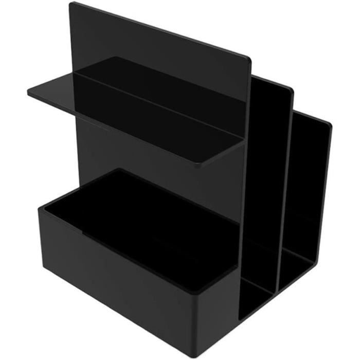 Bibliothèque En Bambou Naturel Organiseur De Bureau Multifonction