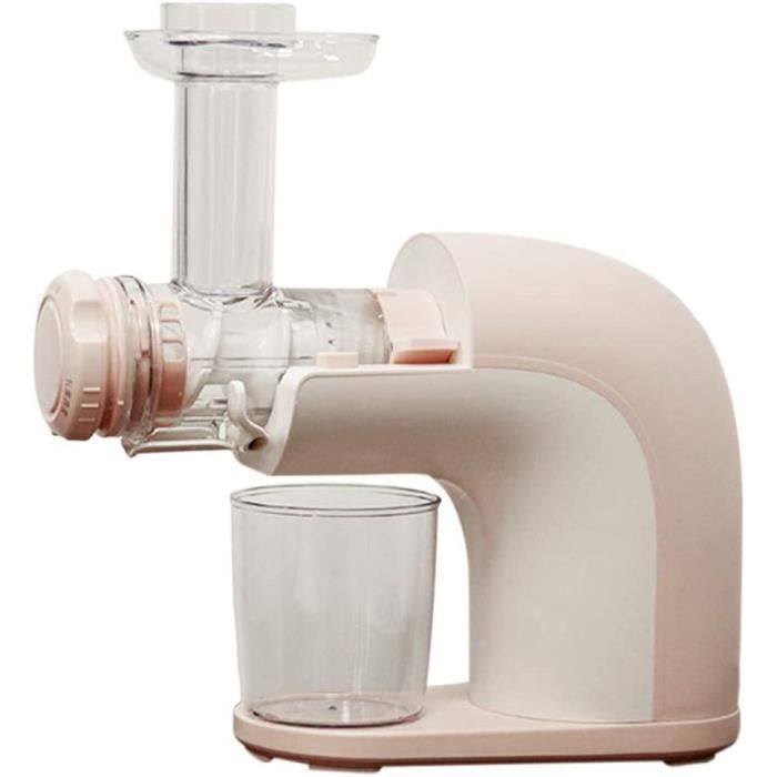 Fentic Extracteur De Jus Horizontal Slow Juicer - Presse Fruits Légumes Silencieux Avec Fonction Inversée