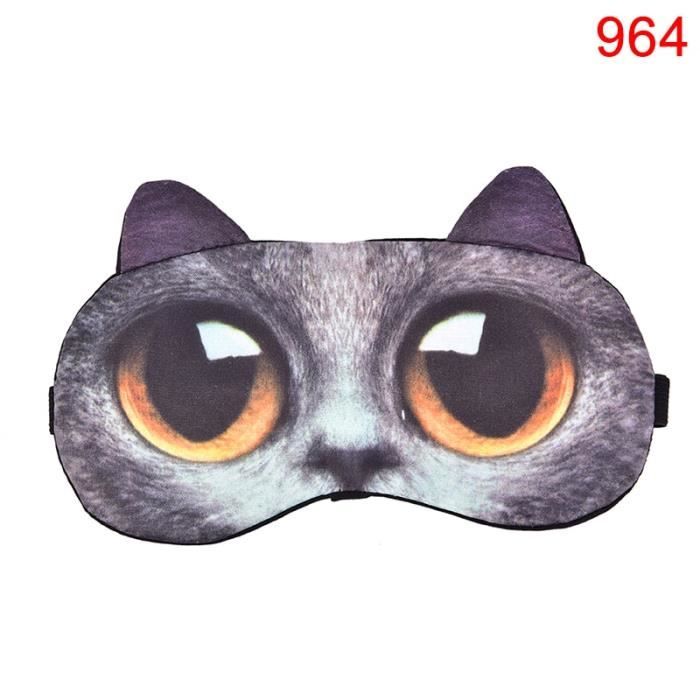 Cache Yeux De Voyage Avec Dessin Anime Mignon Bandeau Aide Au Sommeil Masque De Sommeil Pour Chien Et Chat Creatif E Kd124