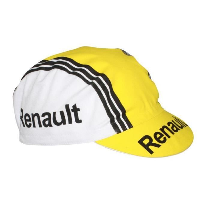 Casquette v lo Gist Equipe Vintage Renault blanc jaune TU