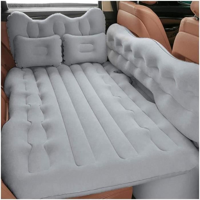 AcarKing Matelas gonflables Lit Gonflable Monté sur Voiture, Fournitures De Voiture, Matelas Gonflable, Lit De Passager Arrière SUV, Coussin d'air Floqué(color1