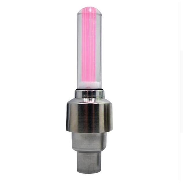 Lumières LED Pour Valve De Pneu De Vélo - Sans Pile, S’allument En Roulant - Universelles, Faciles à Installer - Pour Vélo, Moto, Voiture