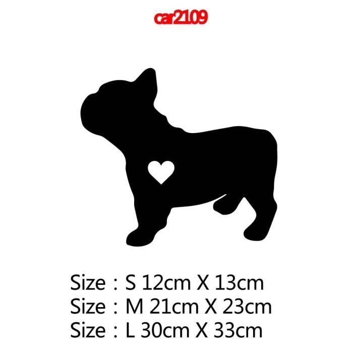 Autocollants Voiture Chien 3D - Lot De 4, 30x30cm, PVC Réaliste Pour Vitres