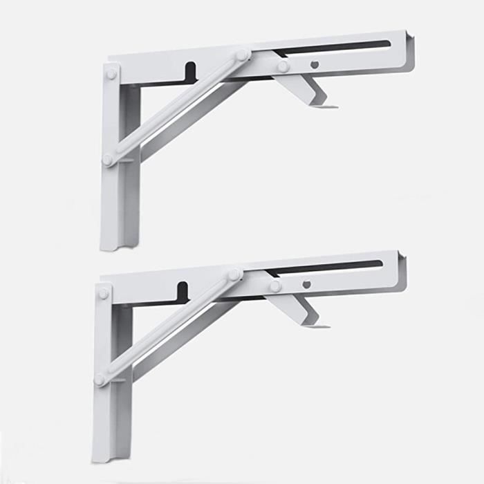Équerre Rabattable Murale Équerres De Fixation Support Pliable Pour ...