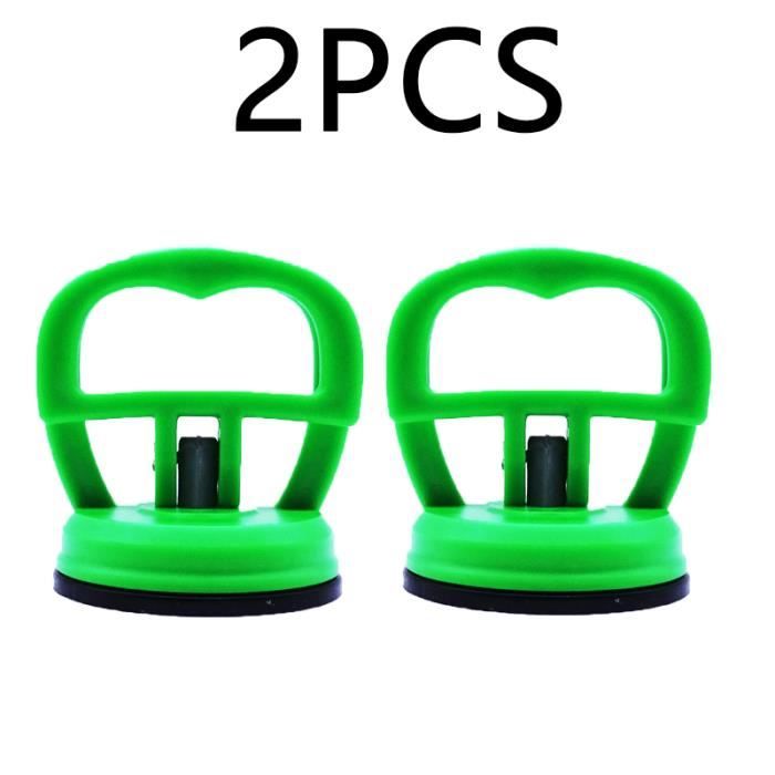 Outil Multi-surfaces Verre Métal Flintronic Ventouse Carrosserie, 2 Pièces Mini Debosselage Débosseleur Voiture Sans Peinture ABS Caoutchouc