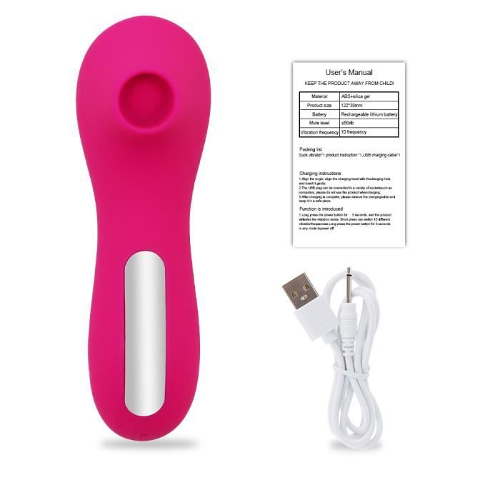 Stimulateur Clitoridien à Ventouse - Succion Puissante - Vibrateur Masseur - Jouet Sexuel Femme Neuf