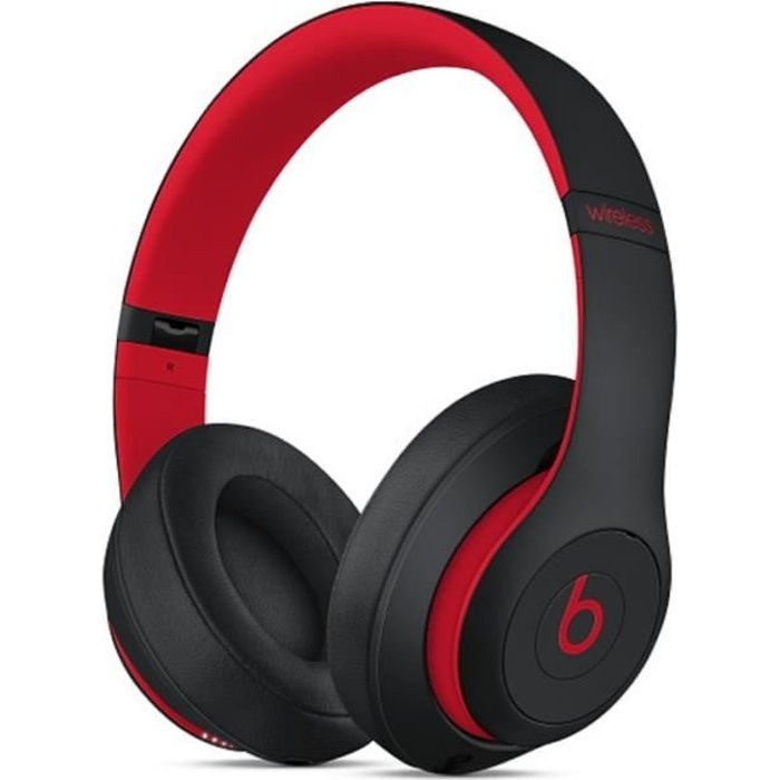 Overear Headphone Defiant noir rouge 