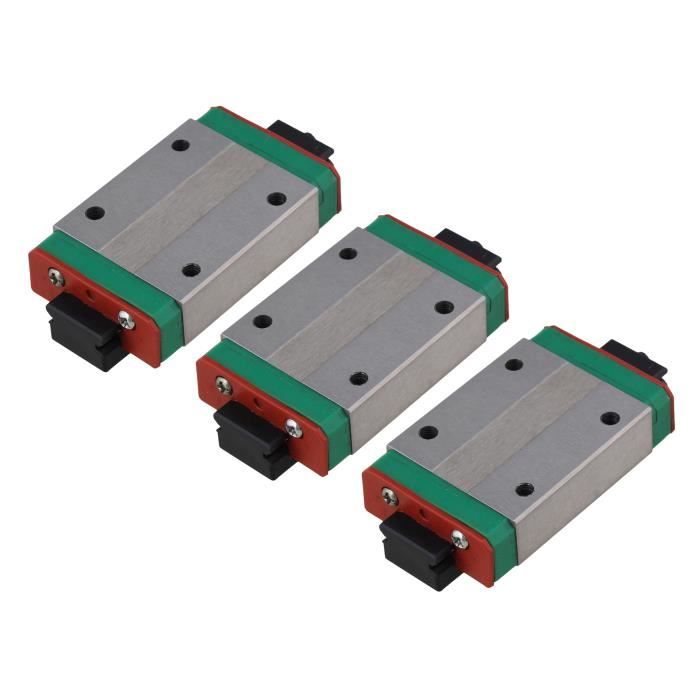 Bloc Guide Linéaire MGN12H Pour Imprimante 3D Et CNC | Chariot Acier Précision μm