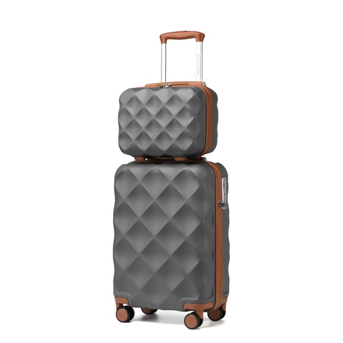 British Traveller Set de Valises Cabine 53x35x21cm+Vanity Case