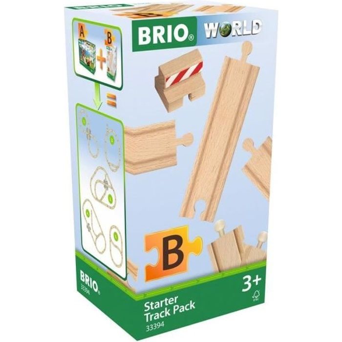 Coffret de Démarrage BRIO World - 13 Rails - Ravensburger - Mixte dès 3 ans