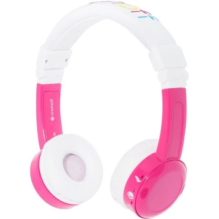 Casque filaire rose Outlet