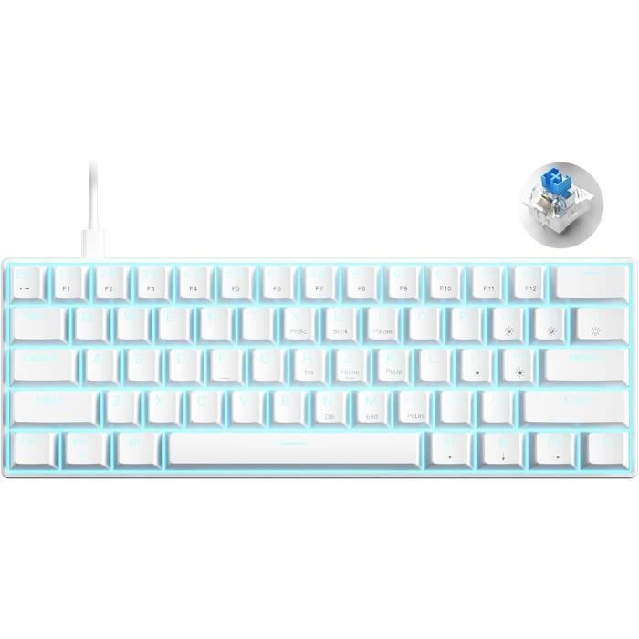 Touches Clavier Mécanique PBT Profil Original 60% 68% - Sublimation Fleurs De Prunes, Impression Latérale