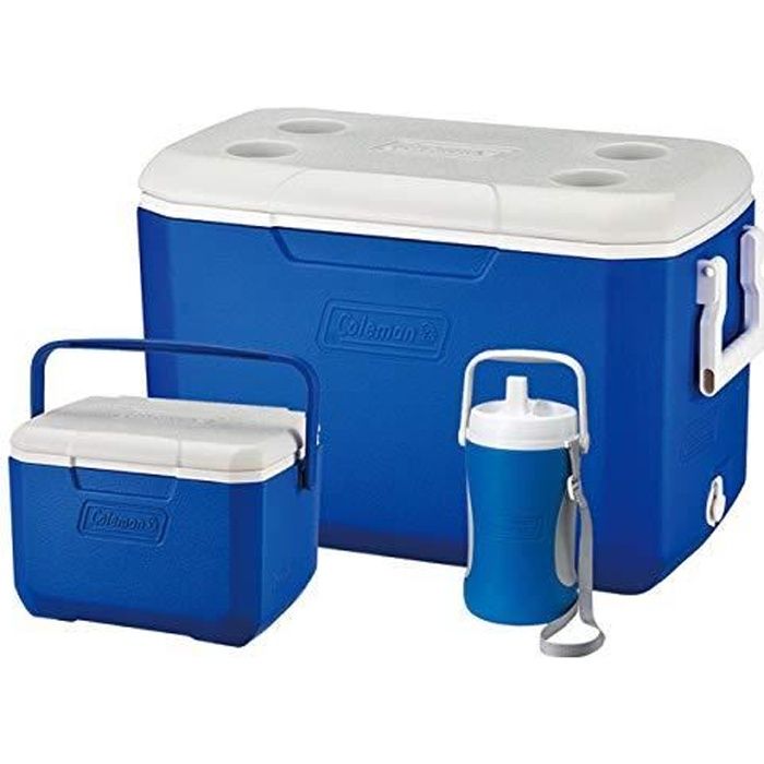 Glacière - COLEMAN - Set de glacières Poly-Lite 48QT - 46L + 47L + 2L - Idéale pour événements