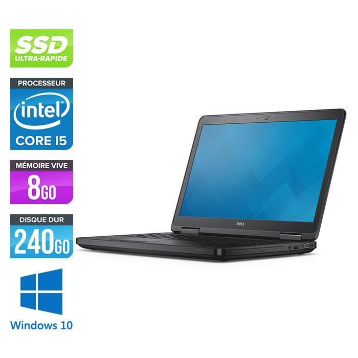 Pc portable Dell E5540 i5 8 Go 240Go SSD Windows 10 - vue 2