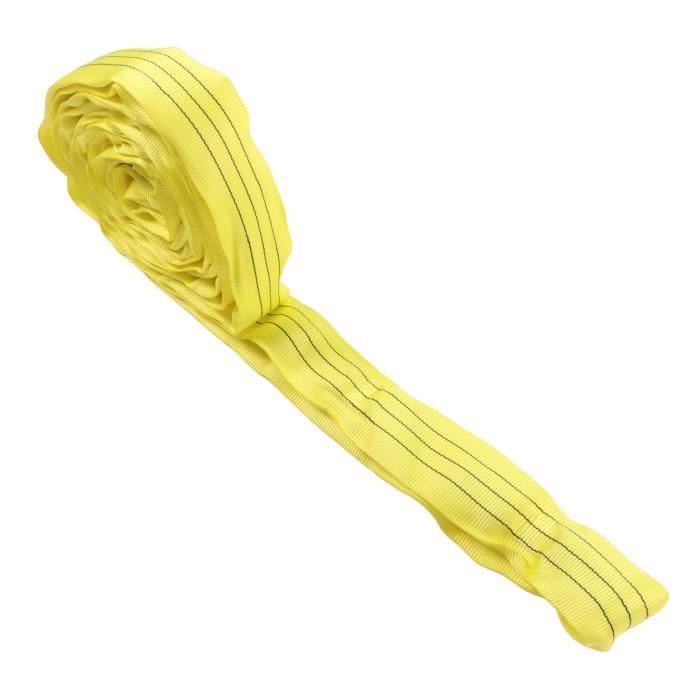 Sangle De Levage Sans Fin Polyester – Capacité 2000 Kg, Longueur 3 M, Norme DIN EN 1492-1, Résistante De -40°C à +100°C