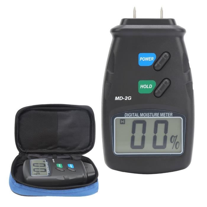 Détection D'humidité, HT633 Numérique Bois Humidimètre Professionnel 0~57% Bois Hygromètre Portable Outil LCD Affichage Bois Détecteur D'humidité Mesure Plus Précise Et Plus Rapide