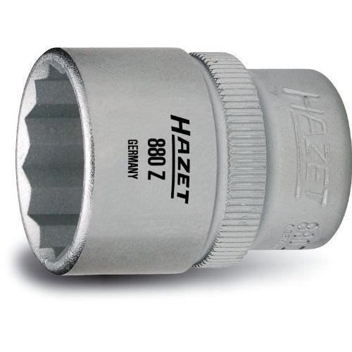 Hazet 985-19 Douille m/âle carr/é creux 12,5 mm//profil /à 6 pans int/érieurs Taille 19