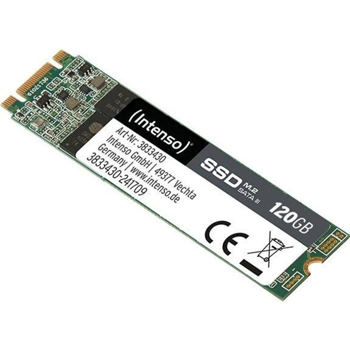Intenso Disque SSD 120 Go interne M.2 2280 SATA 6Gb-s Reconditionné - Intenso reconditionné disponible sur Cdiscount Seconde Vie