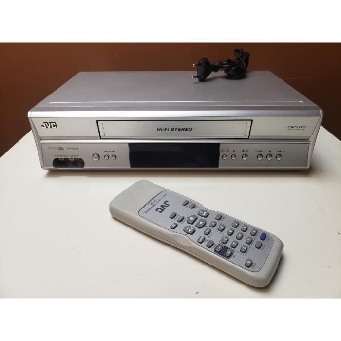 MAGNETOSCOPE JVC HR-V525 LECTEUR ENREGISTREUR K7 CASSETTE VIDEO VHS 6 TETES HIFI STEREO + TEL