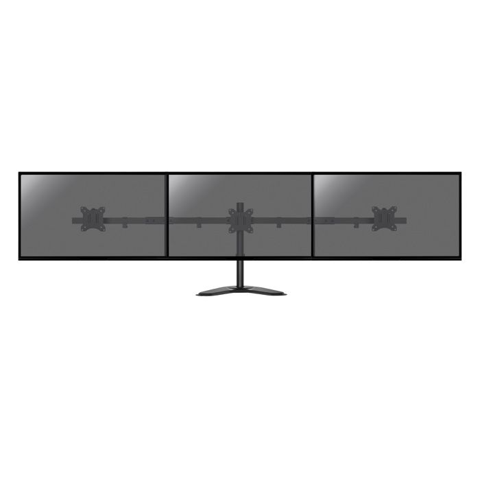 SUPPORTS DE BUREAU SUR PIED – KIMEX – Support de bureau pour 3 écrans moniteurs PC 17- 32 – 015-1153 – Noir