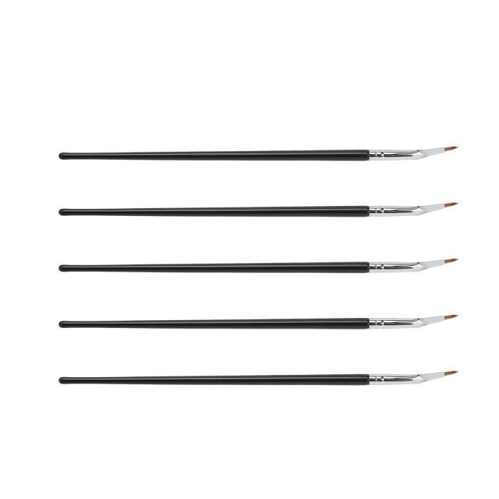 KIMISS Pinceau Eyeliner Courbé 5pcs Bent Eyeliner Brush