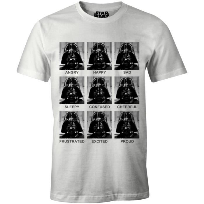 STAR WARS LUCAS FILM le dernier Jedi Darth Vader à manches longues T-shirt noir taille M 