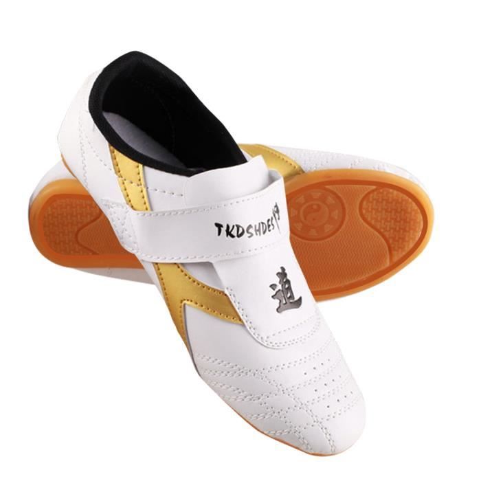 36 Chaussures Taichi Kung Fu Chaussures Boxe sport Gym Entraînement de Karaté Des Chaussures Poids Léger Respirant pour Les Enfants Adultes Hommes Femmes Chaussures de Taekwondo