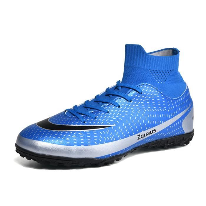 IFIKK Chaussures De Football Professionnelles Montantes Pour Hommes/enfants, Antidérapantes, Crampons TF/AG, Pour Entraînement, Gazon