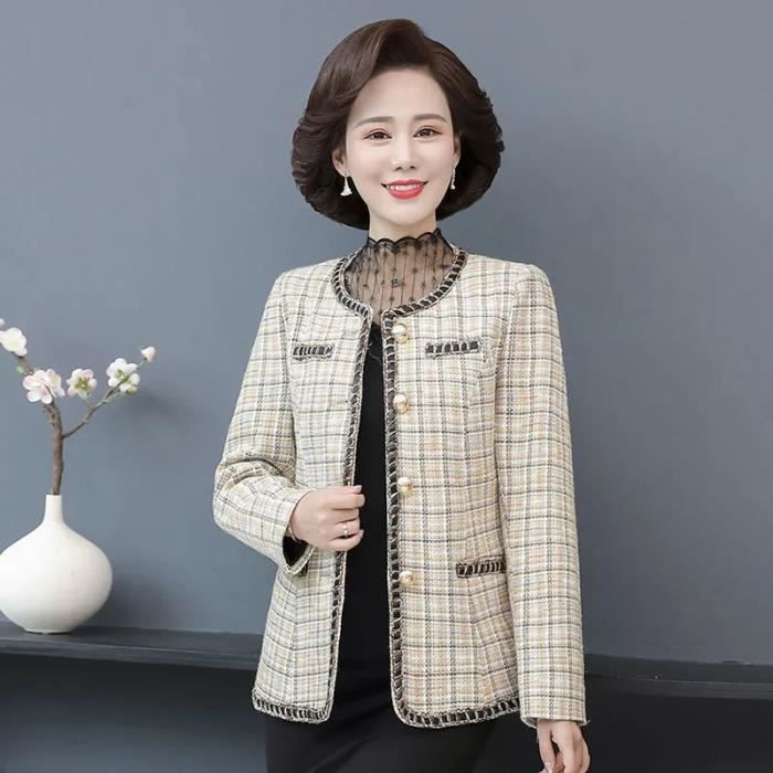 Veste Légère Femme Tomwell - Blouson Zippé Court, Manches Longues, Pour Printemps/été, Décontracté