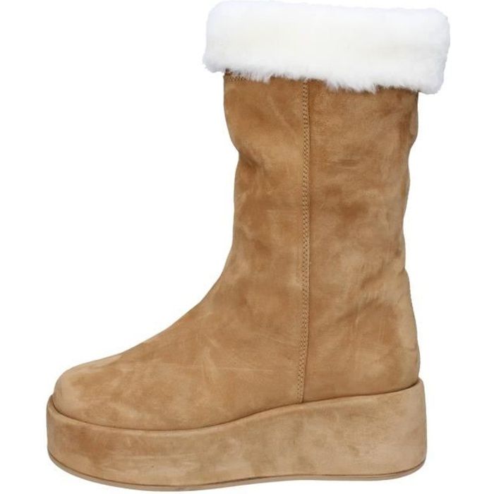 Bottes Femme Faux Daim Bottes D'hiver Chaussures F... – Grandado