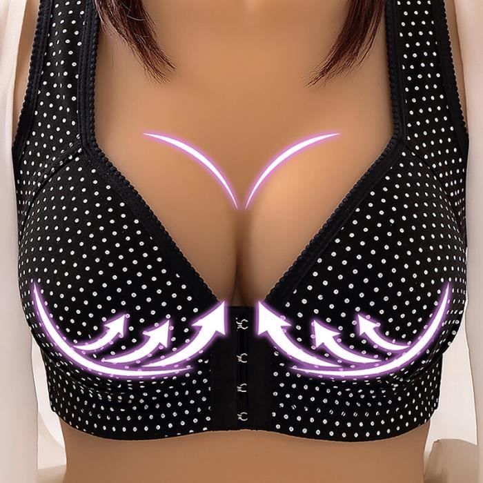Generic Perconsiderfull-Soutien-gorge Push-up En Dentelle Pour Femme, Sous- Vêtement Sexy, Coupe Complète, Couleur Unie, Col En V, Sans Couture, Haut Court, Lingerie Respirante à Prix Pas Cher | Maroc