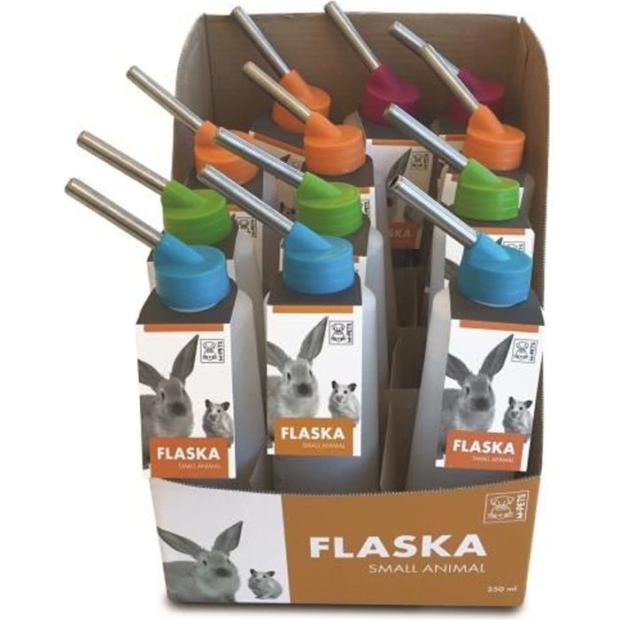 Comparer les prix de MPETS Biberon Flaska - Pour rongeur - 250ml - Divers coloris