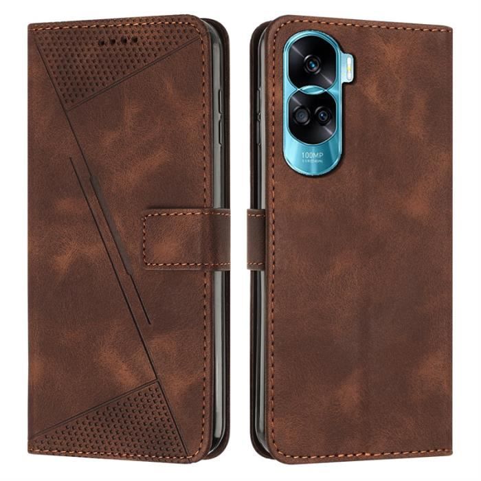 Housse Protection Smartphone Universelle L 6,5" Néoprène Avec Collier - Motif Chats Orange Noir Blanc