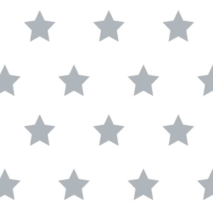 Rasch étoiles Papier Peint Rose Argent Métallique Feuille Reflets Enfants Filles Chambre