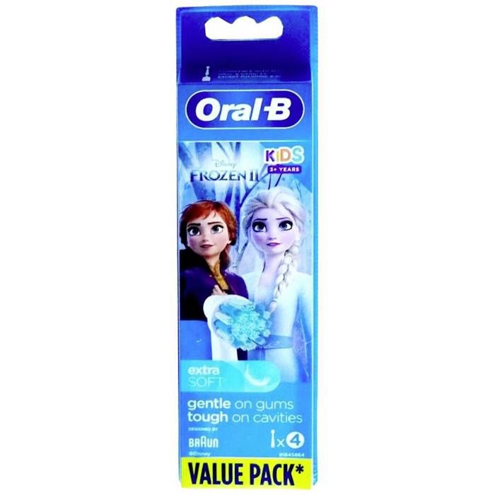 Oral B PRO Kids 3+ têtes de remplacement pour brosse à dents pour enfant Spiderman 2 pcs - vue 1